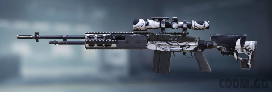 M21 EBR Paint Smear, Uncommon camo in Call of Duty Mobile