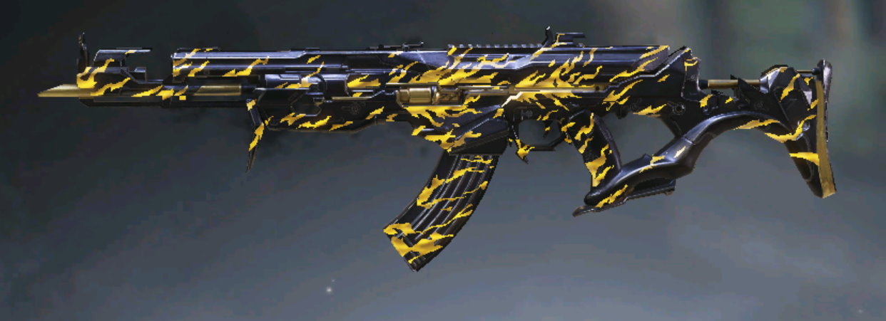 AK-47 Wrath Black & Gold, Legendary camo in Call of Duty Mobile