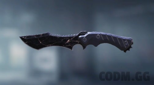 Knife Black Marble, Uncommon camo in Call of Duty Mobile