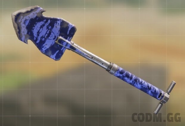 Shovel Blue Tiger, Common camo in Call of Duty Mobile