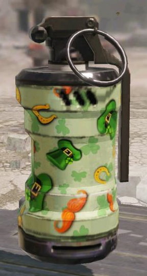 Smoke Grenade St. Patrick's Day, Uncommon camo in Call of Duty Mobile