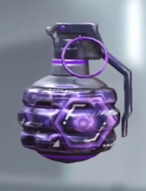 Frag Grenade Irradiated Amethyst, Rare camo in Call of Duty Mobile