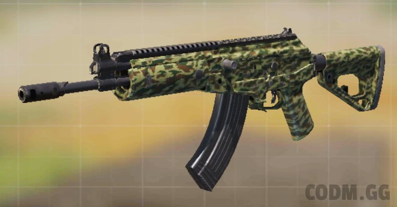 CR-56 AMAX Warcom Greens, Common camo in Call of Duty Mobile