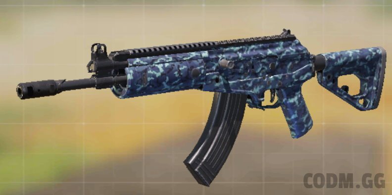 CR-56 AMAX Warcom Blues, Common camo in Call of Duty Mobile