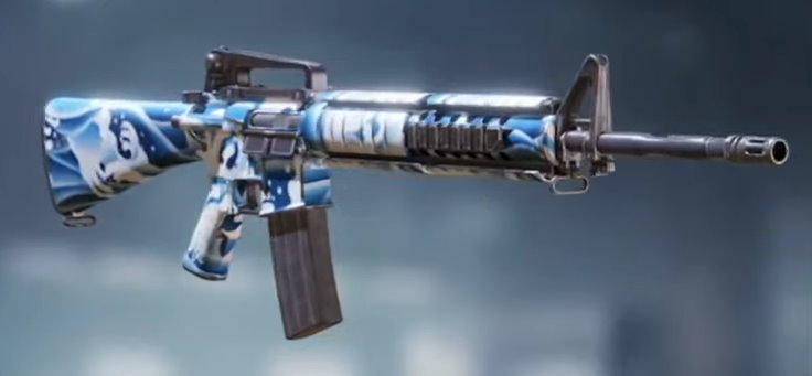 M16 Blue Wave, Uncommon camo in Call of Duty Mobile