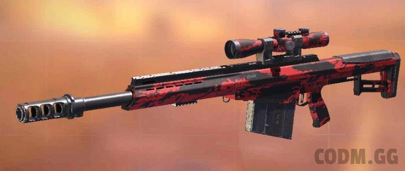 Rytec AMR Red Tiger, Common camo in Call of Duty Mobile