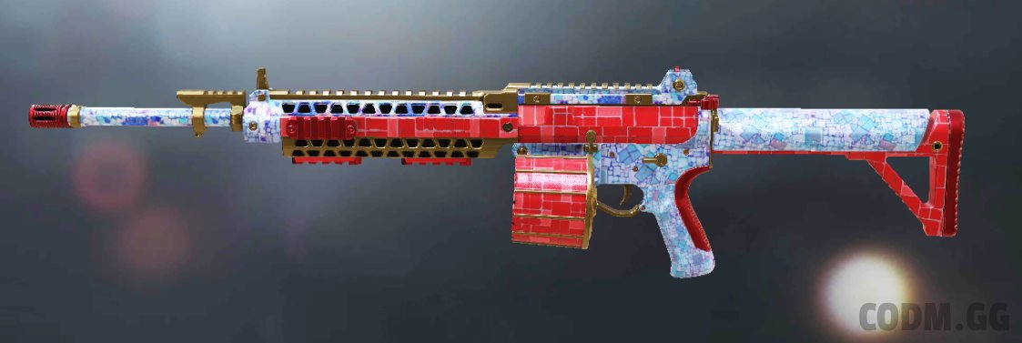 M4LMG Mosaic, Rare camo in Call of Duty Mobile