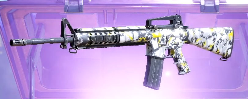 M16 Yellow Snow, Uncommon camo in Call of Duty Mobile