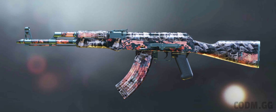 AK-47 Burnt Ruin, Rare camo in Call of Duty Mobile