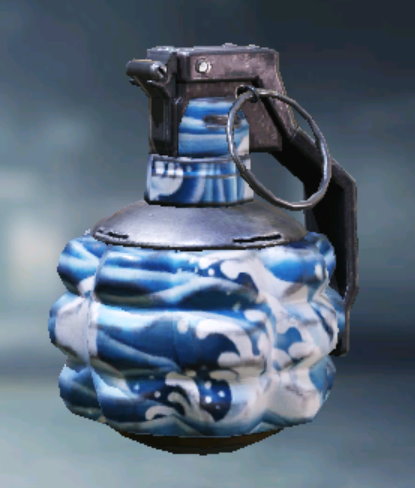 Frag Grenade Blue Wave, Uncommon camo in Call of Duty Mobile
