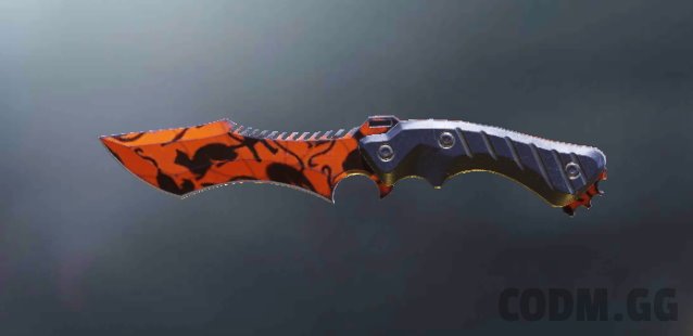 Knife Black Cat, Uncommon camo in Call of Duty Mobile