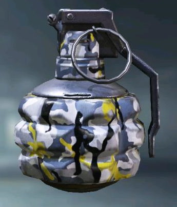 Frag Grenade Yellow Camo, Uncommon camo in Call of Duty Mobile