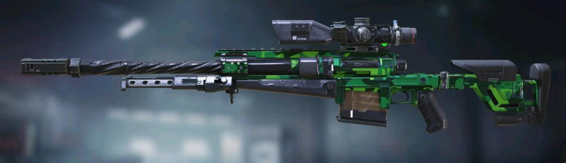 Locus Neon Green, Uncommon camo in Call of Duty Mobile