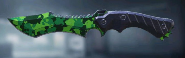 Knife Neon Green, Uncommon camo in Call of Duty Mobile