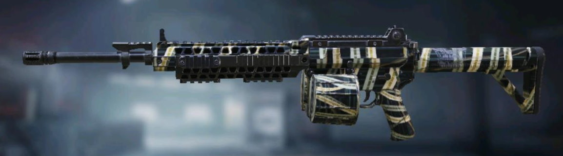 M4LMG Reticulated, Uncommon camo in Call of Duty Mobile