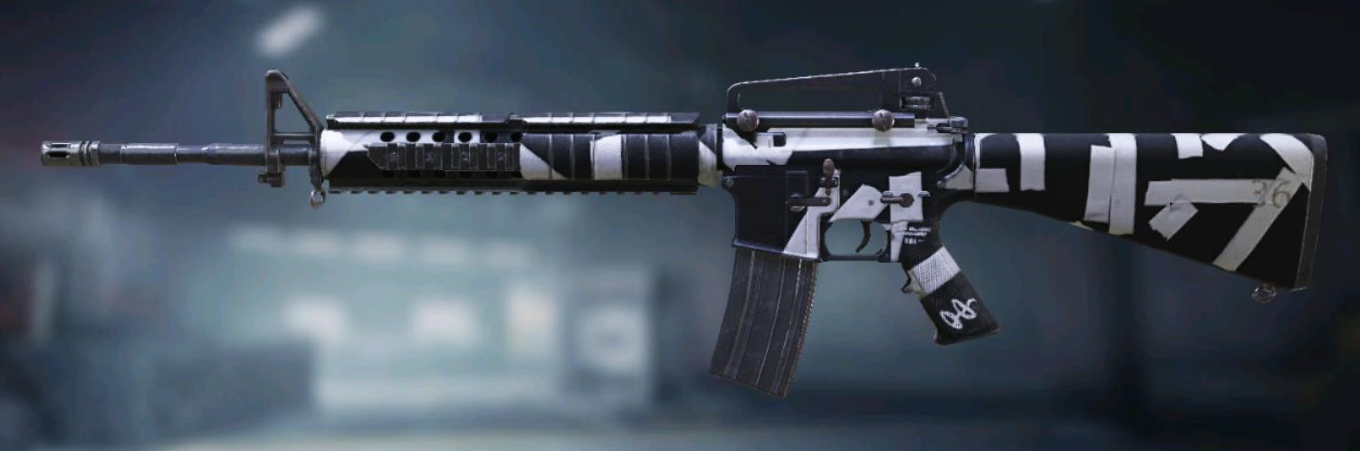 M16 White Lies, Uncommon camo in Call of Duty Mobile