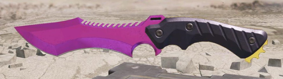 Knife Championship Purple, Epic camo in Call of Duty Mobile