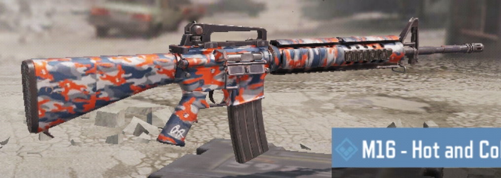 M16 Hot and Cold, Rare camo in Call of Duty Mobile