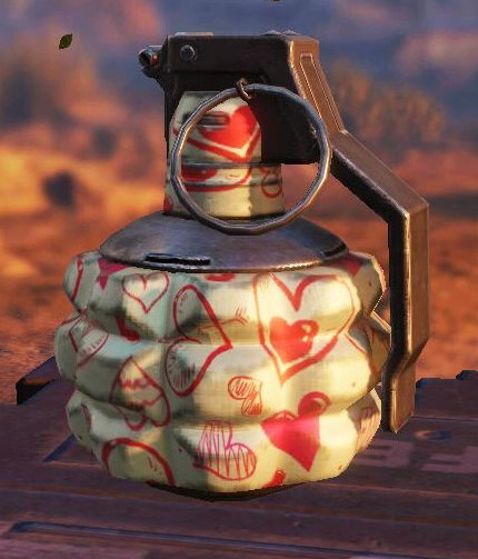 Frag Grenade Hearts, Uncommon camo in Call of Duty Mobile