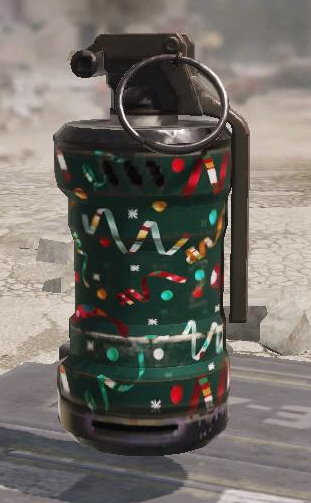 Smoke Grenade Holiday Ribbons, Uncommon camo in Call of Duty Mobile