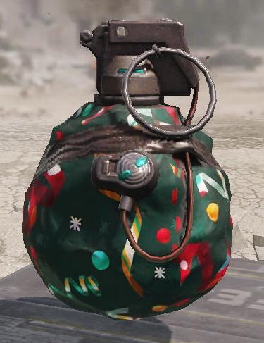 Sticky Grenade Holiday Ribbons, Uncommon camo in Call of Duty Mobile
