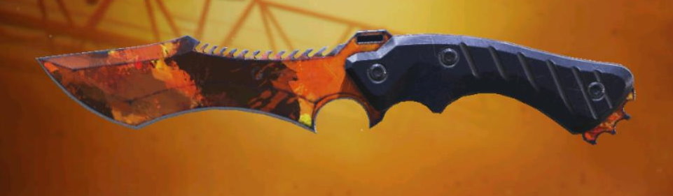 Knife Living Rust, Epic camo in Call of Duty Mobile