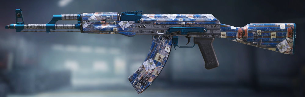 AK-47 Posted, Rare camo in Call of Duty Mobile
