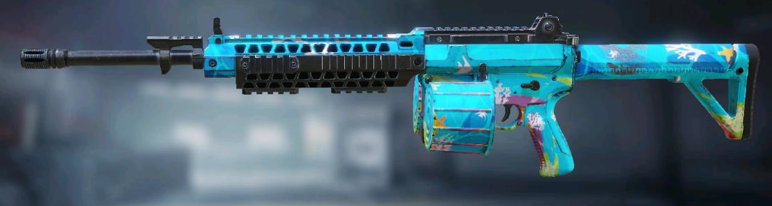 M4LMG Tropical, Uncommon camo in Call of Duty Mobile