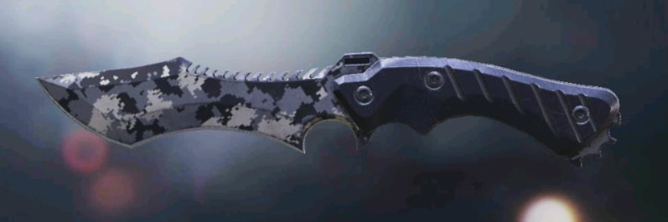 Knife Arctic Digital, Uncommon camo in Call of Duty Mobile