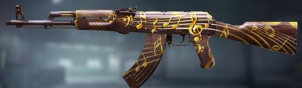 AK-47 Metal Note, Rare camo in Call of Duty Mobile