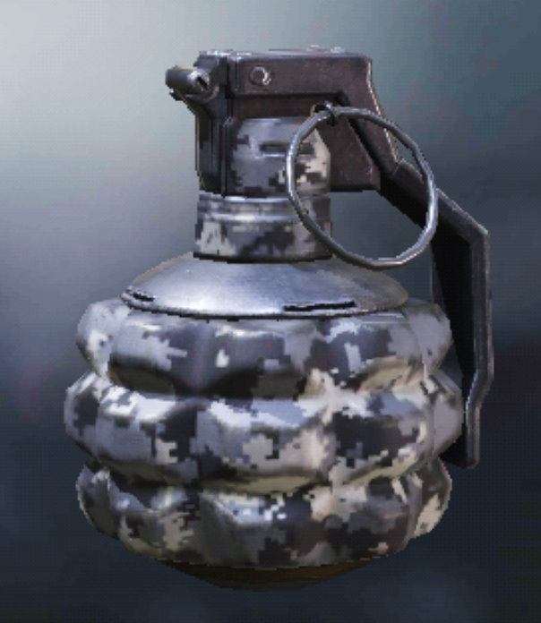 Frag Grenade Arctic Digital, Uncommon camo in Call of Duty Mobile