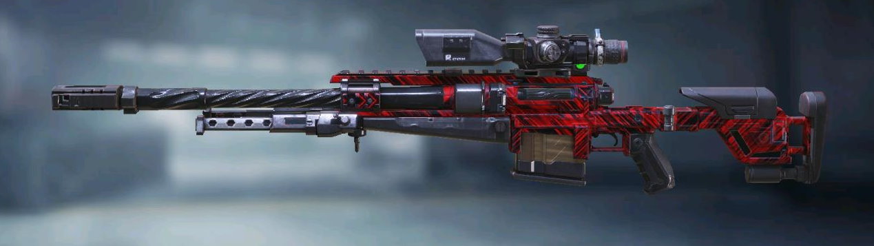 Locus Brushed Red, Uncommon camo in Call of Duty Mobile
