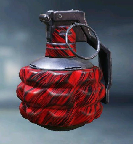 Frag Grenade Brushed Red, Uncommon camo in Call of Duty Mobile