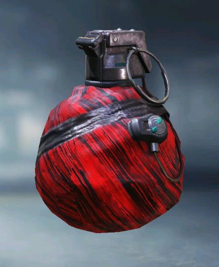 Sticky Grenade Brushed Red, Uncommon camo in Call of Duty Mobile