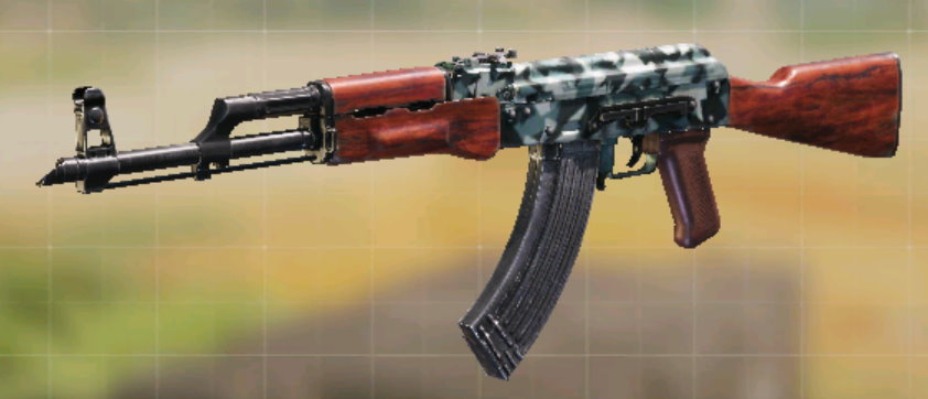 AK-47 Arctic Seafoam, Common camo in Call of Duty Mobile
