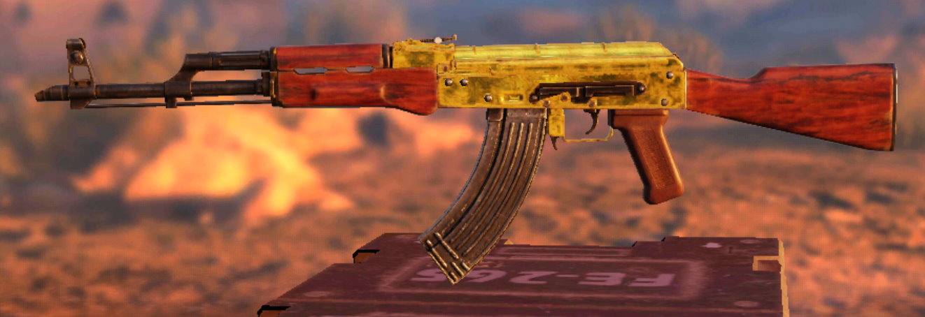 AK-47 Gold, Common camo in Call of Duty Mobile