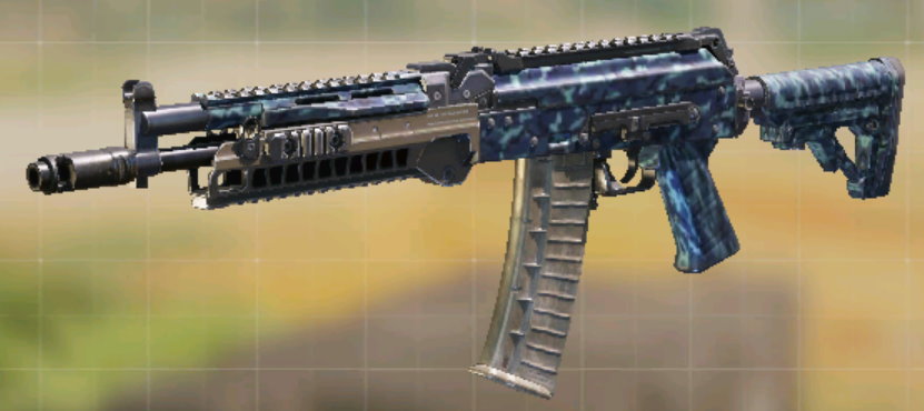 AK117 Warcom Blues, Common camo in Call of Duty Mobile