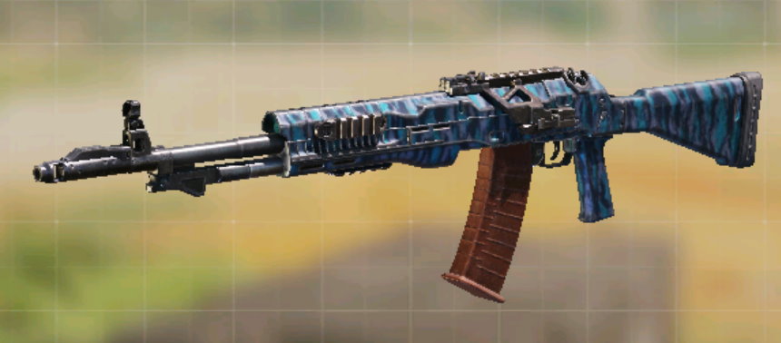 ASM10 Blue Iguana, Common camo in Call of Duty Mobile