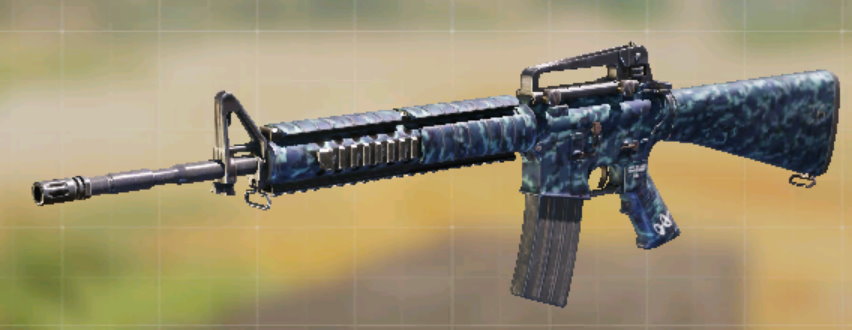 M16 Warcom Blues, Common camo in Call of Duty Mobile