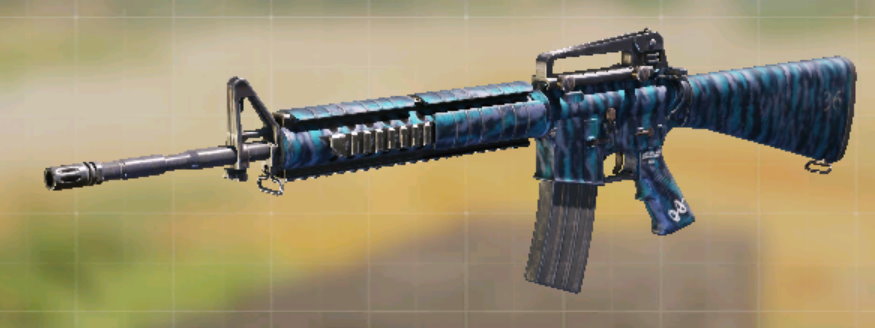 M16 Blue Iguana, Common camo in Call of Duty Mobile