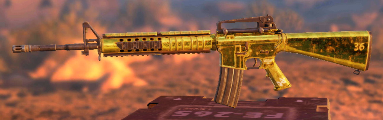 M16 Gold, Common camo in Call of Duty Mobile