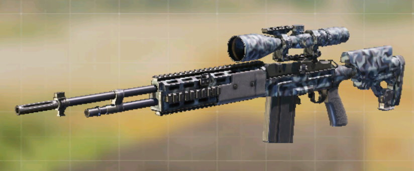 M21 EBR Arctic Abstract, Common camo in Call of Duty Mobile