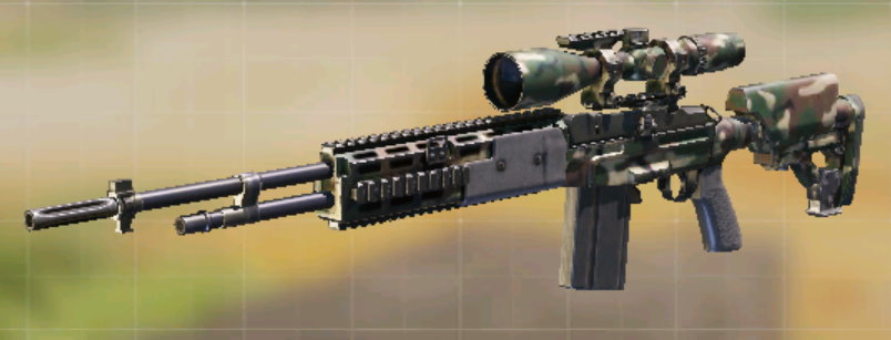 M21 EBR Modern Woodland, Common camo in Call of Duty Mobile