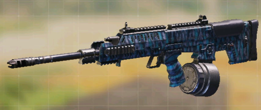 UL736 Blue Iguana, Common camo in Call of Duty Mobile