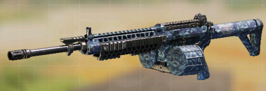 M4LMG Warcom Blues, Common camo in Call of Duty Mobile