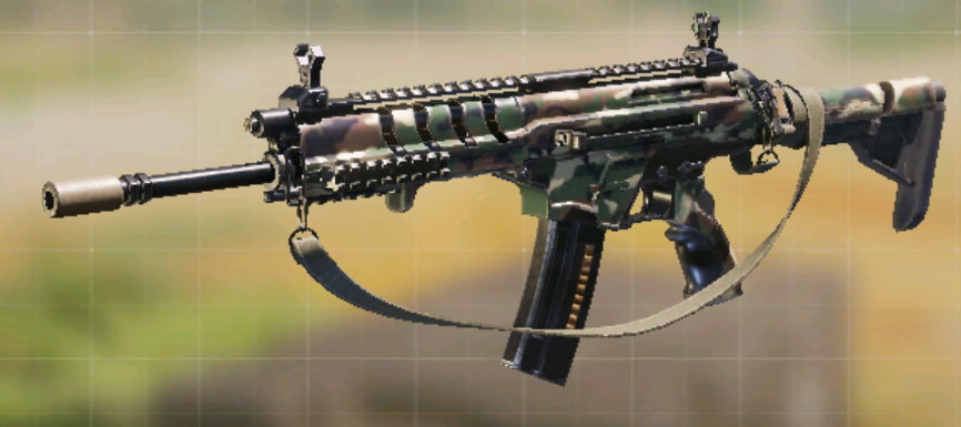 HBRa3 Modern Woodland, Common camo in Call of Duty Mobile