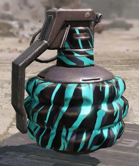 Frag Grenade Neon Tiger, Uncommon camo in Call of Duty Mobile