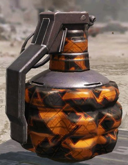 Frag Grenade Yellow Triangle, Uncommon camo in Call of Duty Mobile