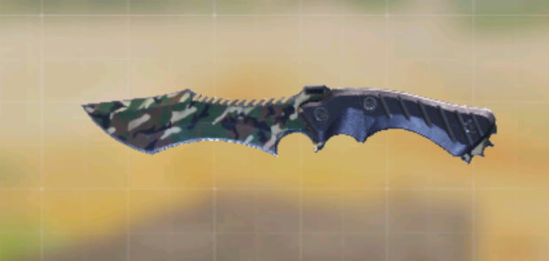 Knife Modern Woodland, Common camo in Call of Duty Mobile