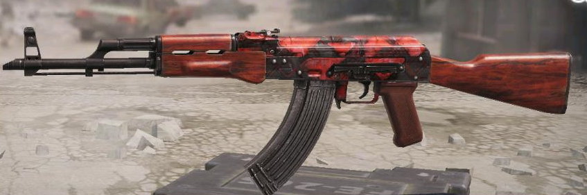 AK-47 Red Triangle, Uncommon camo in Call of Duty Mobile